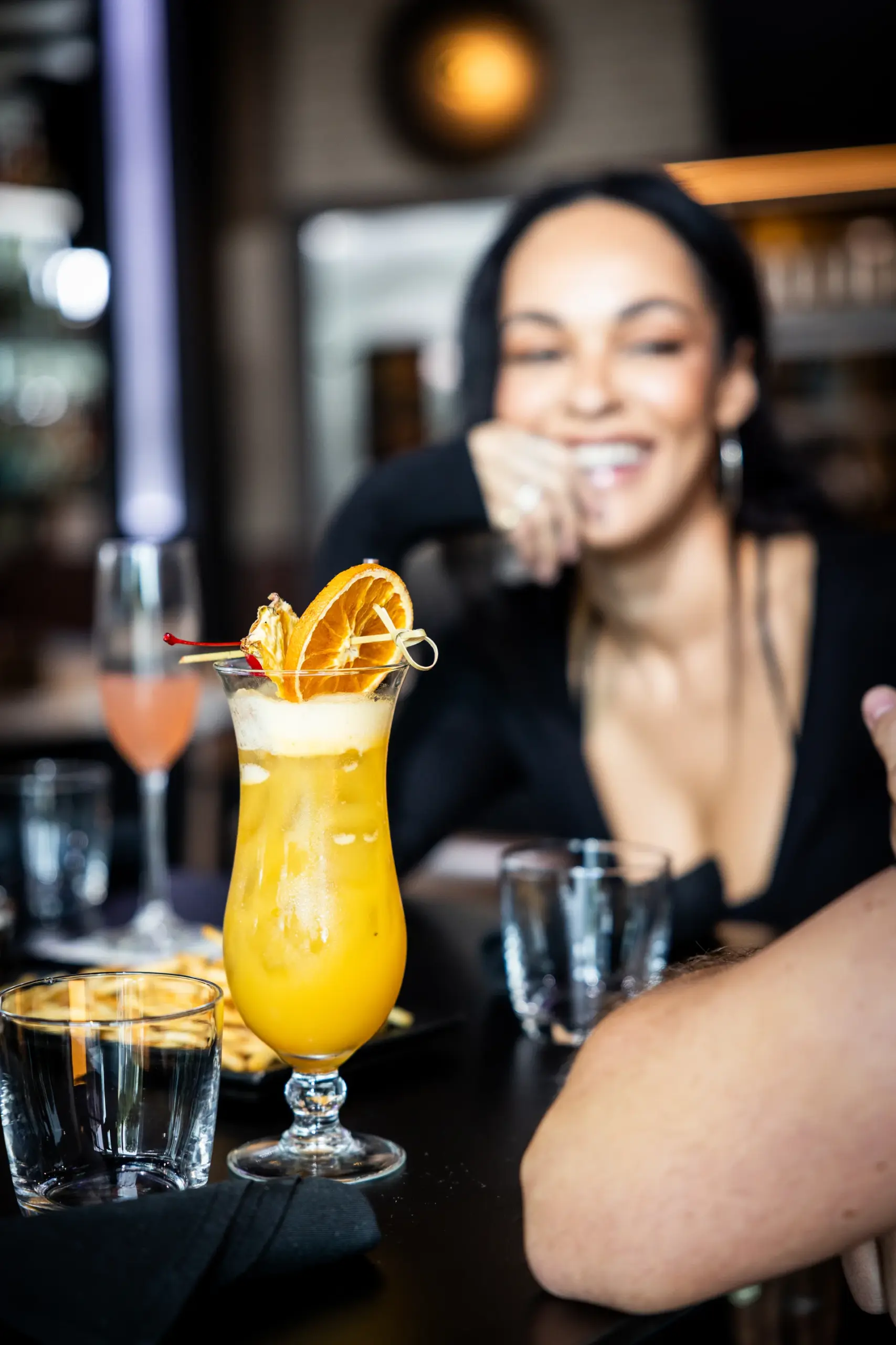 The bar, golden hour